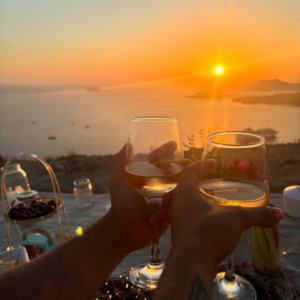 Santorini Sunset Picnic